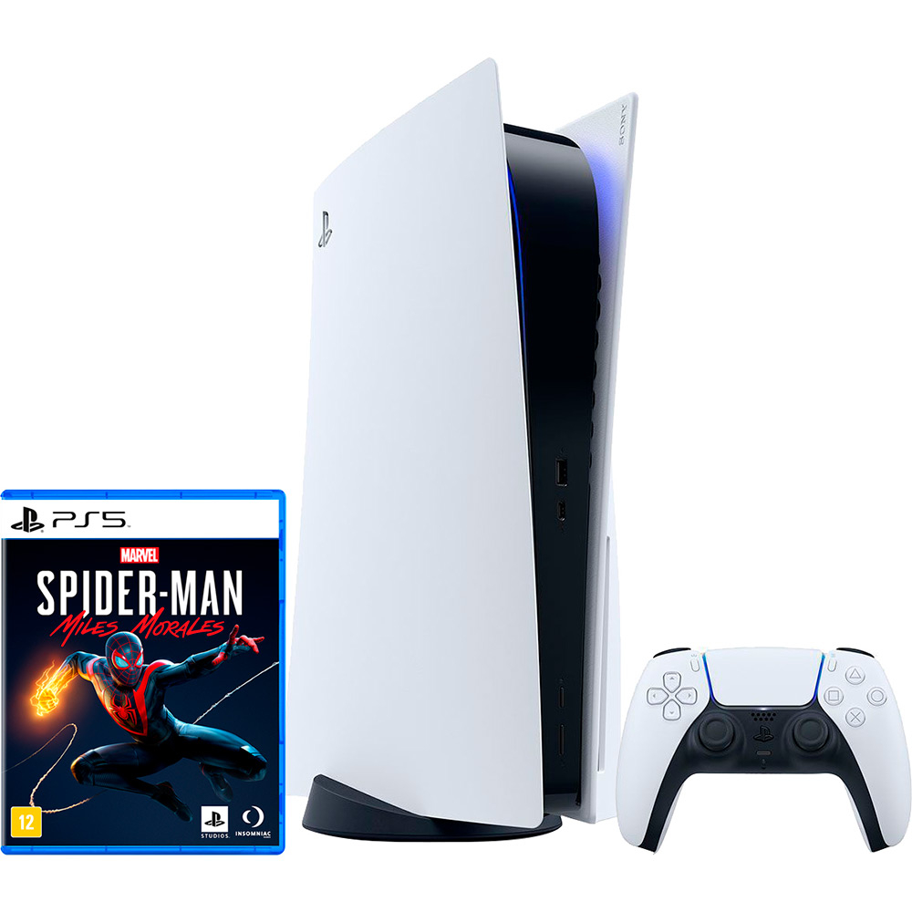 Cuponeiros - Console Playstation 5 - PS5 + Game Marvel's Spider-man: Miles  Morales - PS5