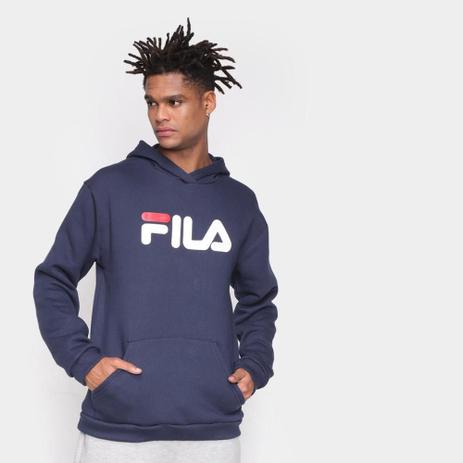 fila navy moletom com capuz